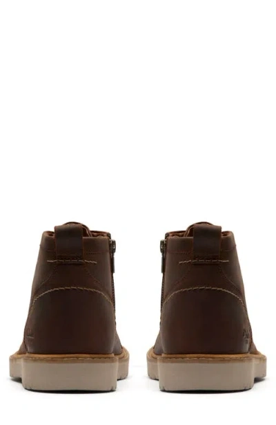 Clarks ® Weltridge Side Zip Boot In Brown