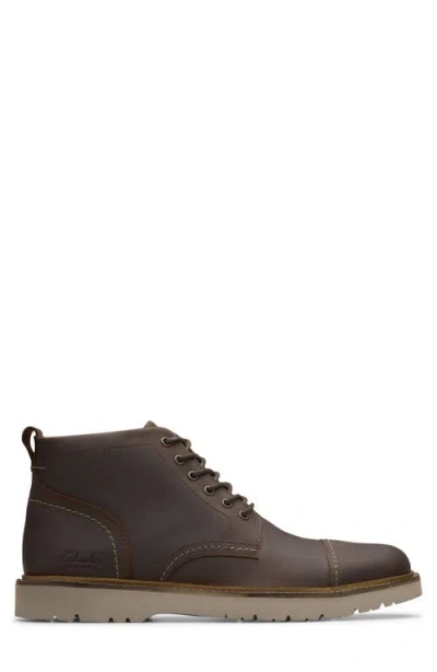 Clarks ® Weltridge Side Zip Boot In Brown