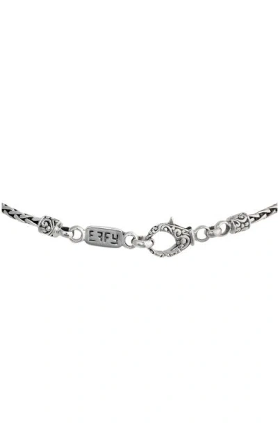 Effy Sterling Silver & 18k Gold Smokey Quartz Pendant Necklace In Black