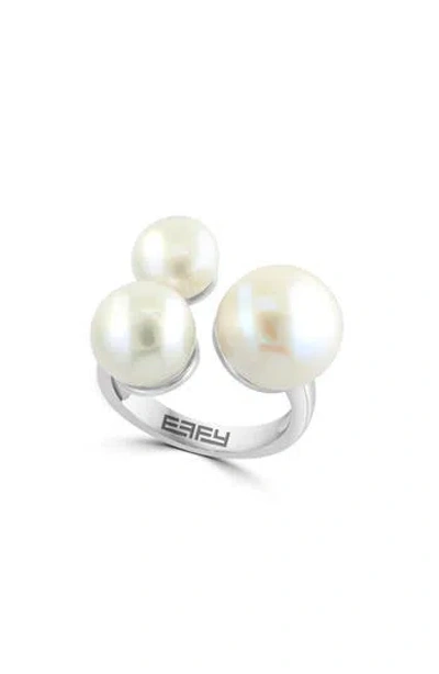 Effy Freshwater Pearl Trio Ring In White