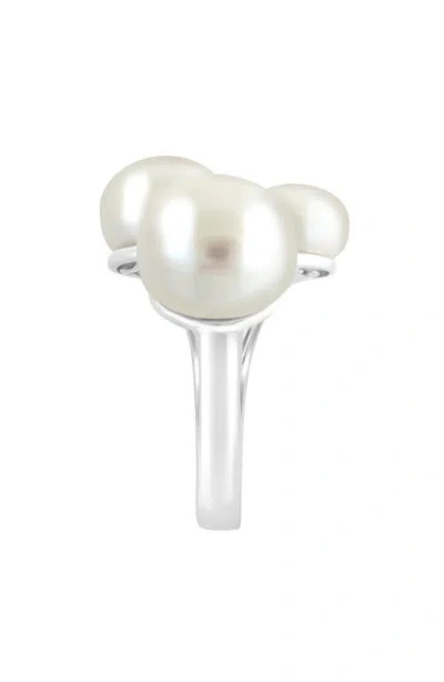 Effy Freshwater Pearl Trio Ring In White