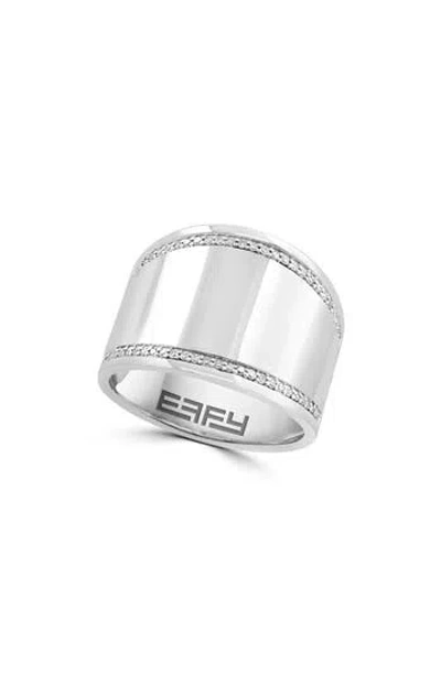 Effy Diamond Pavè Ring In Metallic