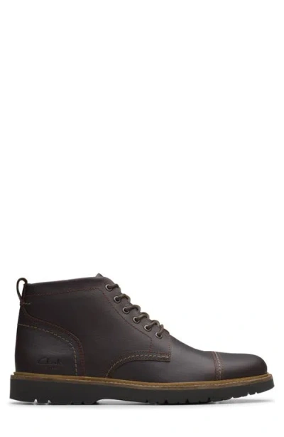 Clarks ® Weltridge Side Zip Boot In Brown