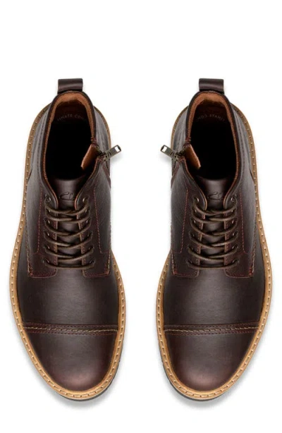 Clarks ® Weltridge Side Zip Boot In Brown