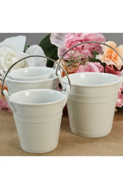 Bia Cordon Bleu 4-piece Assorted Pail Set In Gray