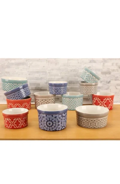 Bia Cordon Bleu Set Of 4 Stoneware Dominique Ramekins In Multi