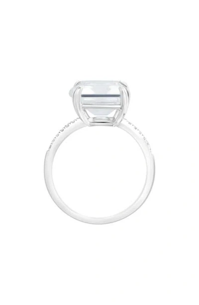 Effy Diamond & White Topaz Ring In Metallic