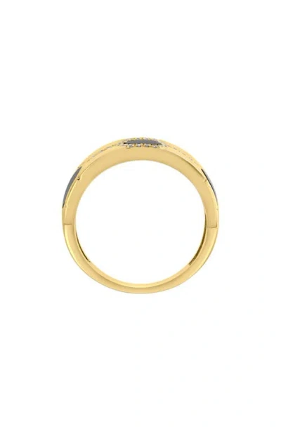 Effy 14k Yellow Gold Onyx & Diamond Ring In Gold