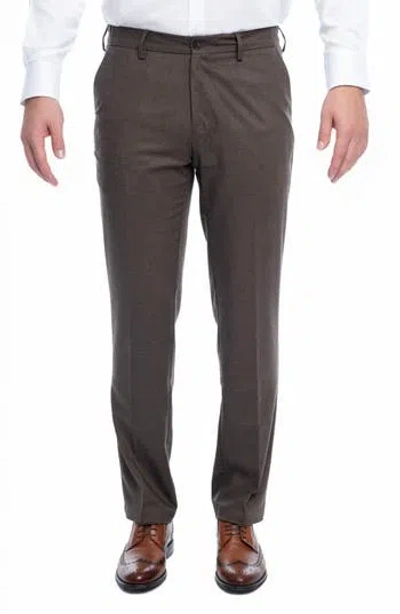 Vellapais Aloda Straight Leg Pants In Brown
