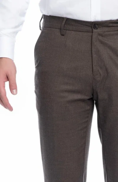 Vellapais Aloda Straight Leg Pants In Brown