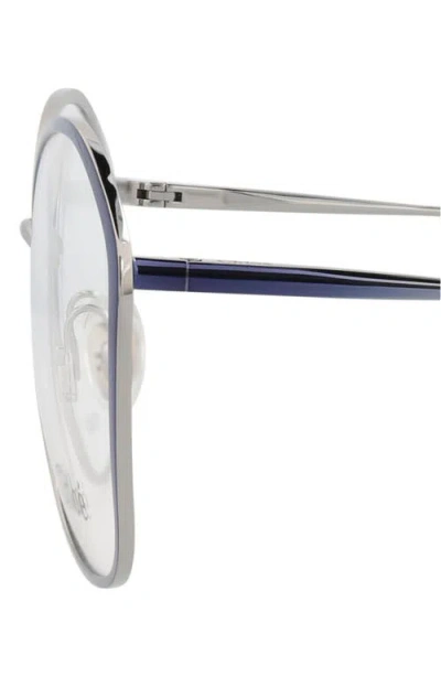 Chloé Round-frame Metal Optical Frames In Silver