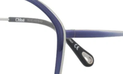 Chloé Round-frame Metal Optical Frames In Silver