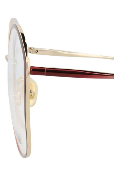 Chloé Square-frame Metal Optical Frames In Red