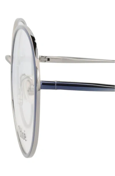 Chloé Round-frame Metal Optical Frames In Metallic