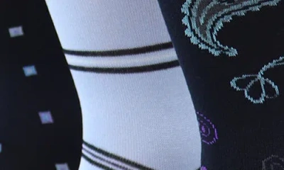 Lorenzo Uomo Assorted 3-pack Crew Socks In Multi