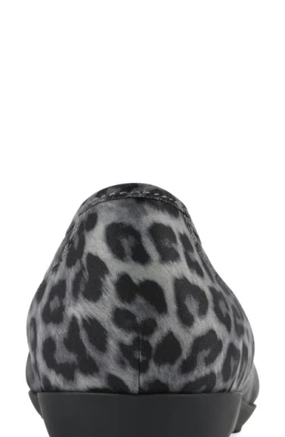 Cliffs By White Mountain Calming Buckle Strap Flat In Animal Print