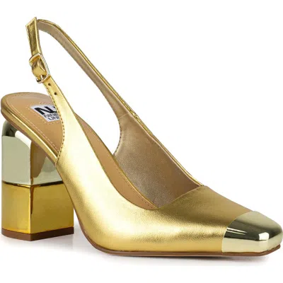 Ninety Union Nova Slingback Pump In Gold