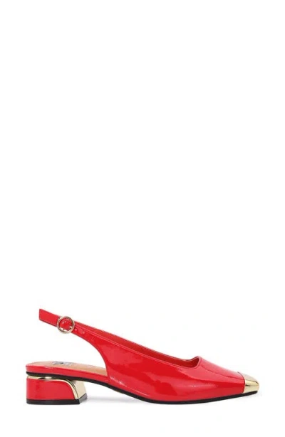 Ninety Union Empress Tipped Slingback Pump In Red