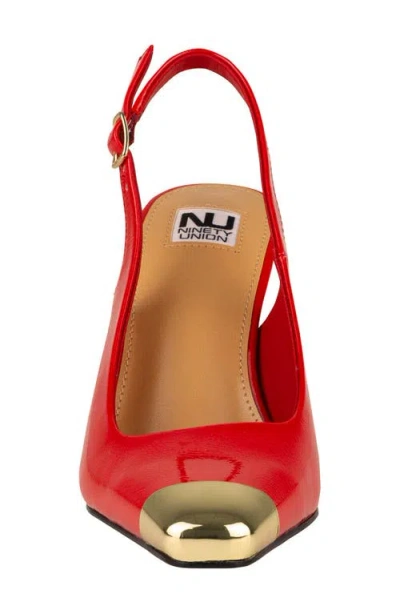 Ninety Union Nova Slingback Pump In Red