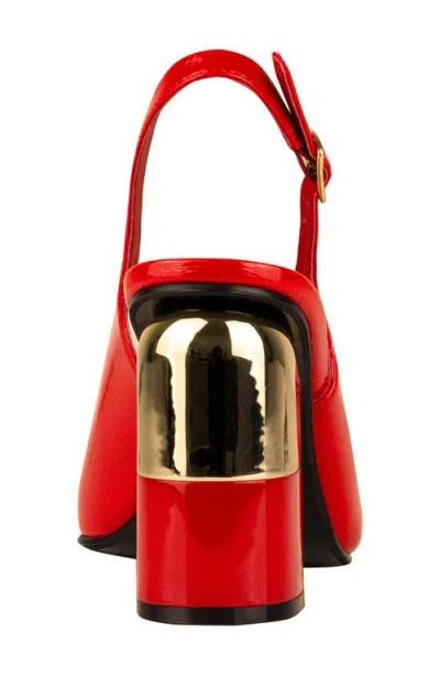 Ninety Union Nova Slingback Pump In Red