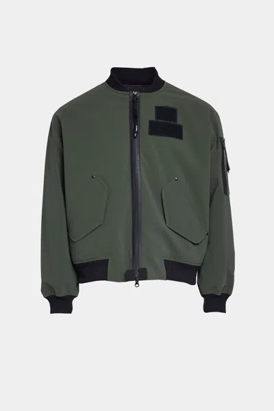 Stutterheim Bredsand Winter Bomber Jacket In Green