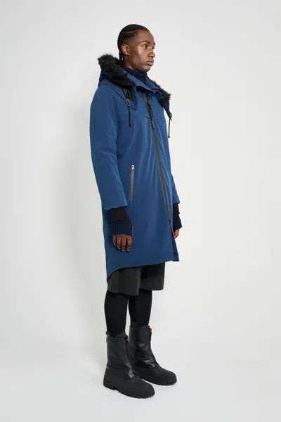 Stutterheim Kalix Parka In Blue
