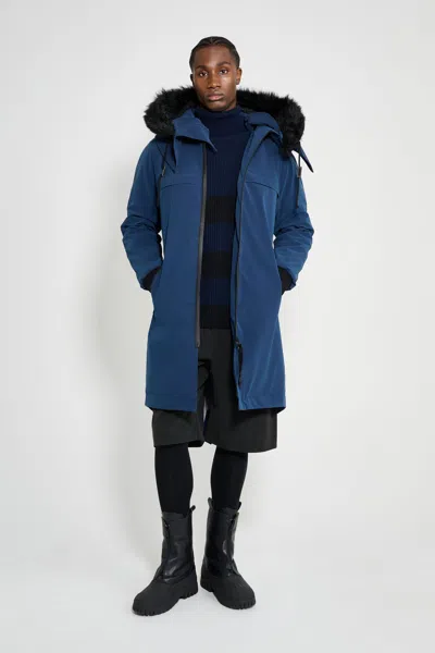Stutterheim Kalix Parka In Blue