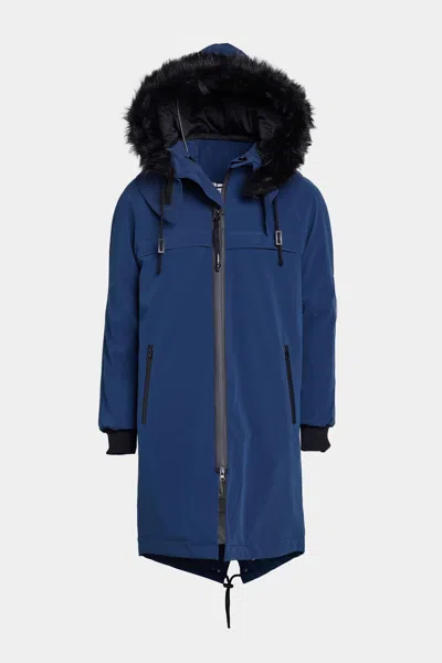 Stutterheim Kalix Parka In Blue