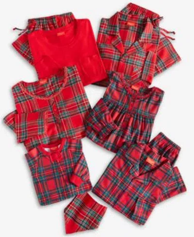 Holiday Lane Brinkley Plaid Family Pajamas Macys Exclusive In Red
