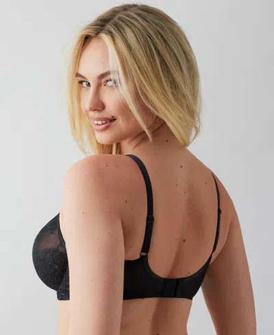 Wacoal Full Bloom Full Coverage Underwire Bra 855409 In Black