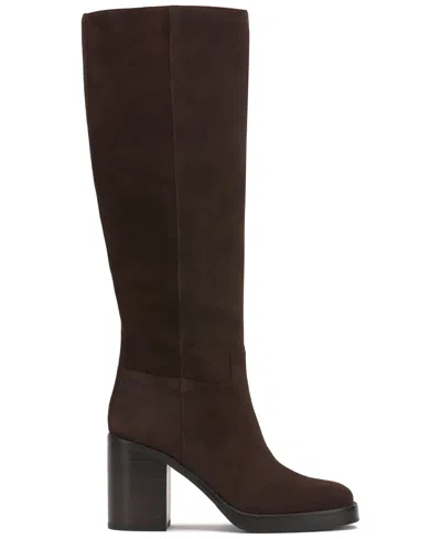 Vince Camuto Women's Gibi Platform Knee-high Boots In Brown