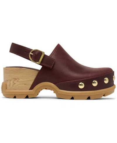 Sorel Roam'n Rvt Clog In Burgundy