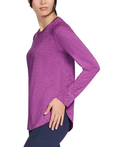 Skechers Women's Godri Swift Long-sleeve Tunic Top In Purple