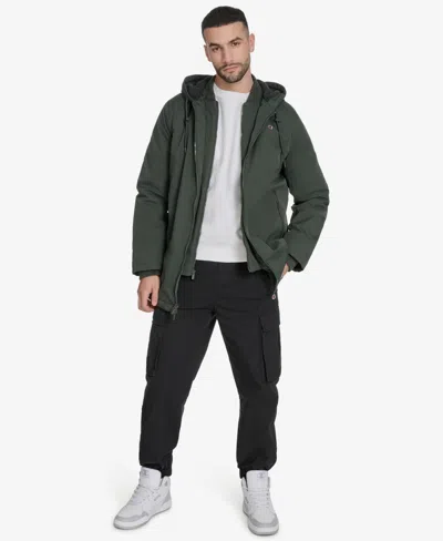 Champion Men's Bib And Hood Jacket In Gray
