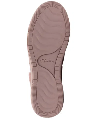 Clarks Women's Breeze Faux Fur Booties In Purple