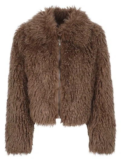 Stand Studio Zayle Toffee Jacket In Brown