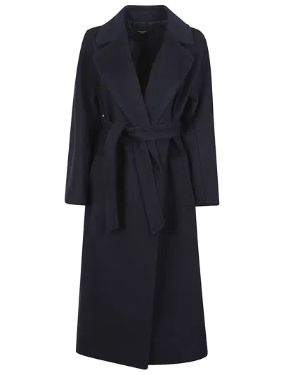 Weekend Max Mara Tempera Coat In Blue
