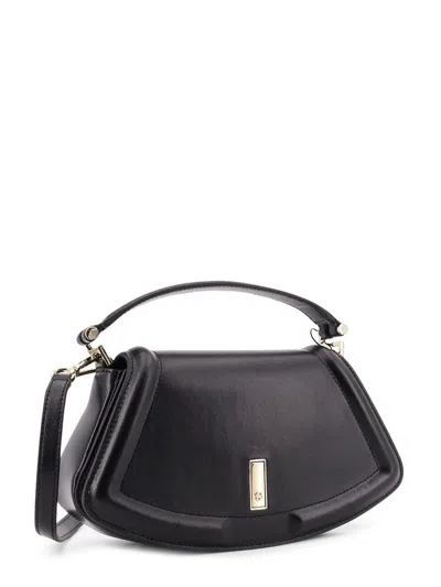 Hugo Boss Boss Women Ariell Leather Shoulder Bag In Black