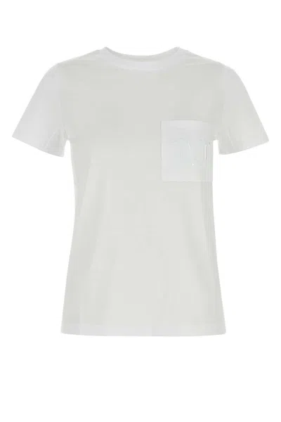 Max Mara Logo T-shirt In White