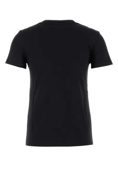 Max Mara Logo T-shirt In Black