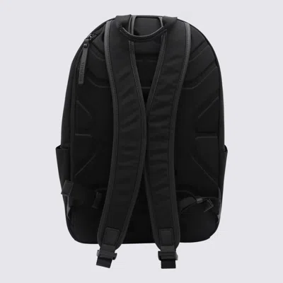 Premiata Versatile Backpack With Multiple Storage Options In Black