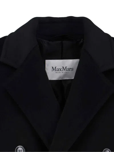 Max Mara Short 101801 Icon Coat In Black