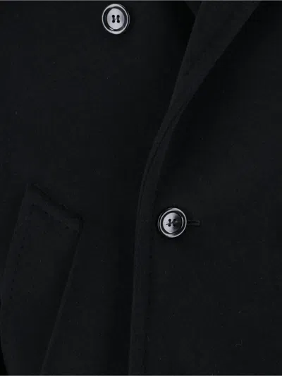 Max Mara Short 101801 Icon Coat In Black