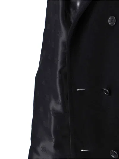 Max Mara Short 101801 Icon Coat In Black