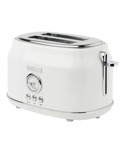 Haden Dorset 2 Slice Stainless Steel Toaster In White