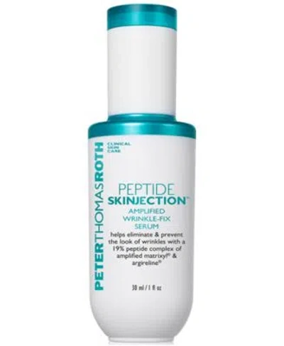 Peter Thomas Roth Peptide Skinjection Amplified Wrinkle-fix Refillable Serum 1.01 oz In Transparent