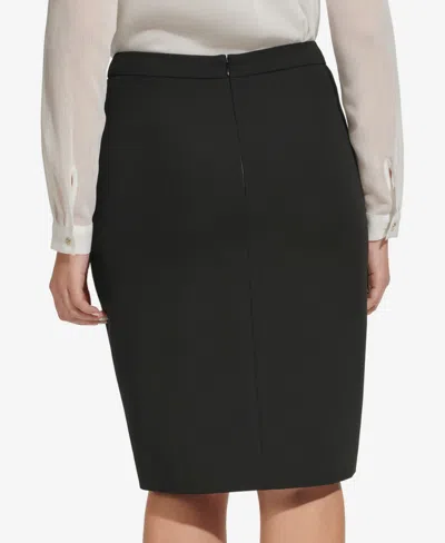 Tommy Hilfiger Women's Tuxedo Stripe Pencil Skirt In Black