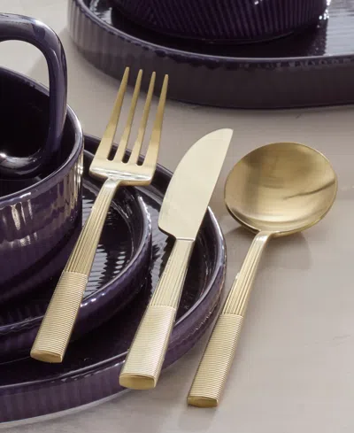 Lenox Modulus Satin 20-pc. Flatware Set, Service For 4 In Gold