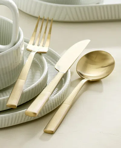 Lenox Modulus Satin 20-pc. Flatware Set, Service For 4 In Gold