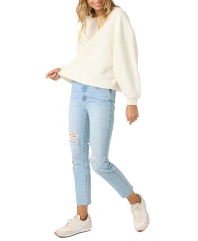 O'neill Juniors' Crewneck Long Sleeve Top In Pattern